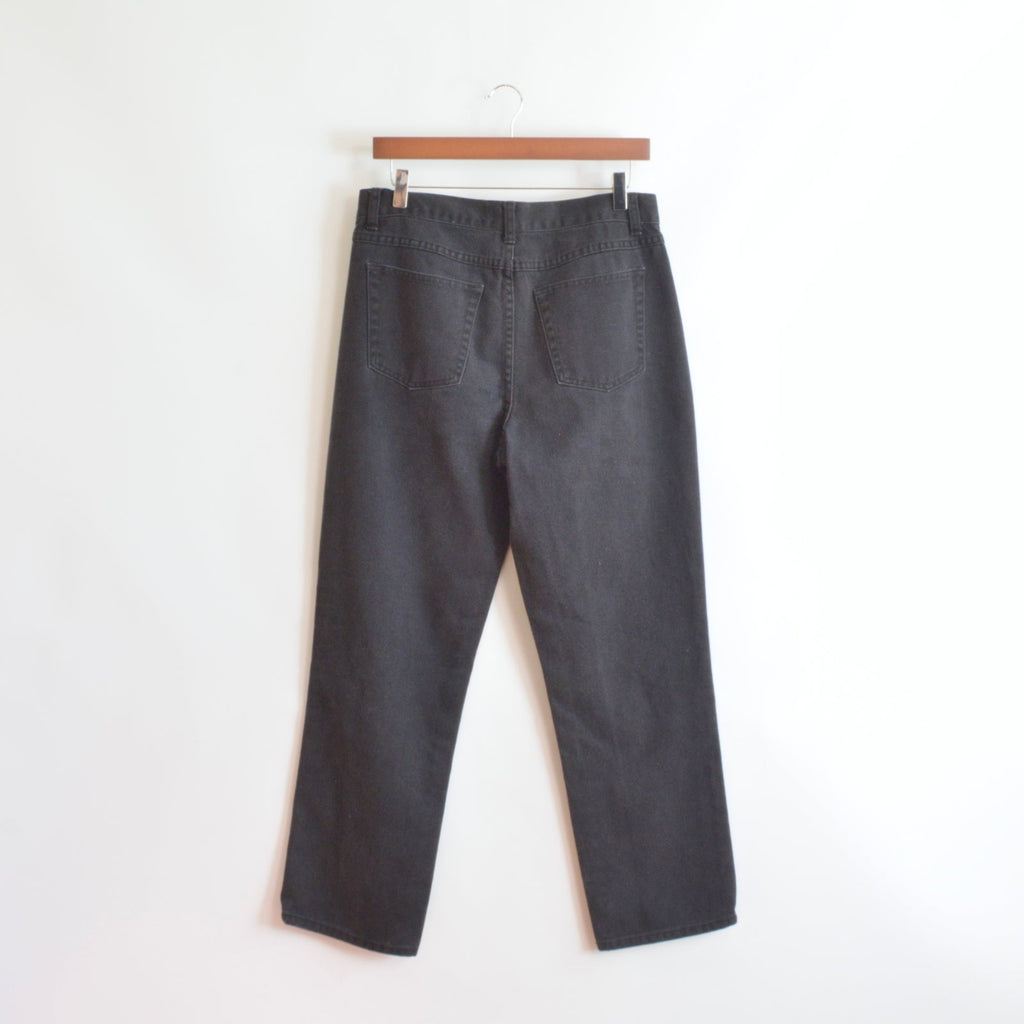 30 x 28 black tapered high waisted LA blues vintage denim