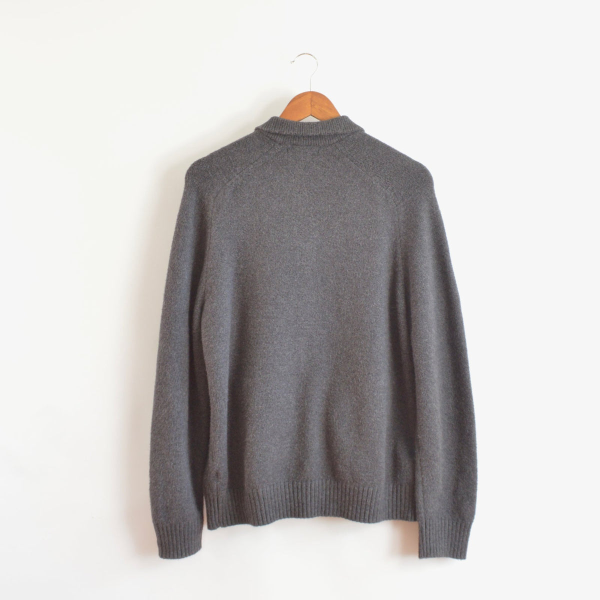 dark gray banana republic grandpa sweater