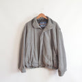gray wool vintage member’s only bomber jacket