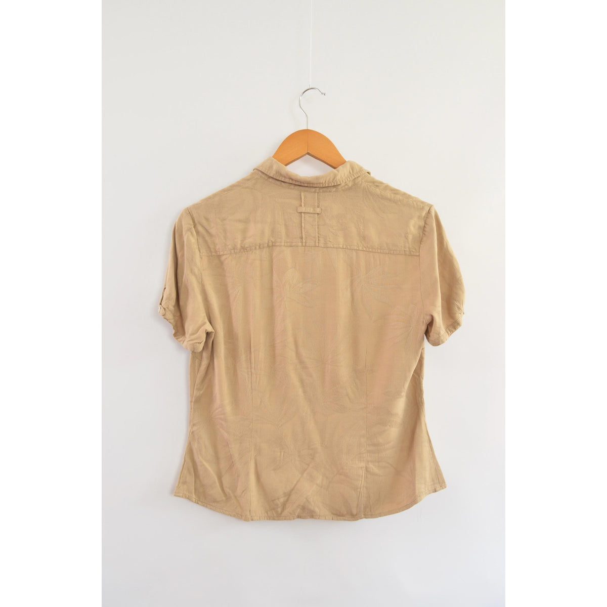 silk tan caribbean joe petite button down