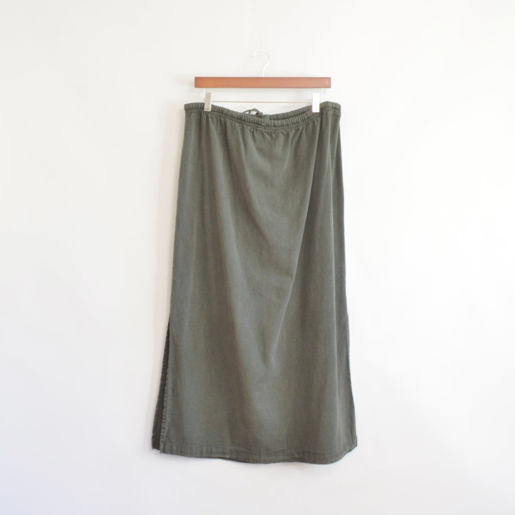 dark green drawstring alabama cotton co skirt