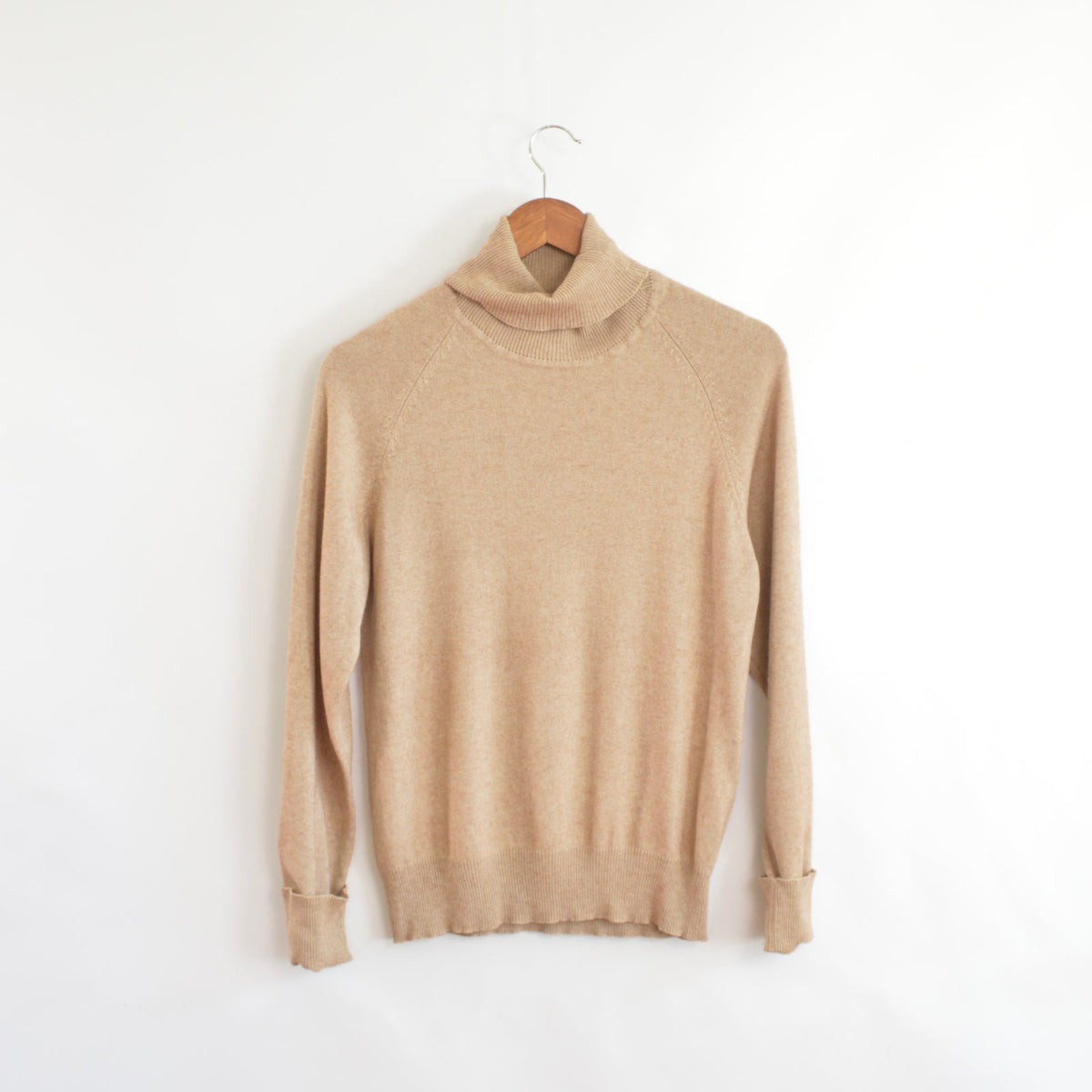 dark tan winter silk thin silk and cashmere turtleneck