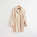 perfect mid length light beige vintage london fog wool overcoat