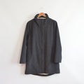 dark charcoal gray vintage pendleton zip up overcoat