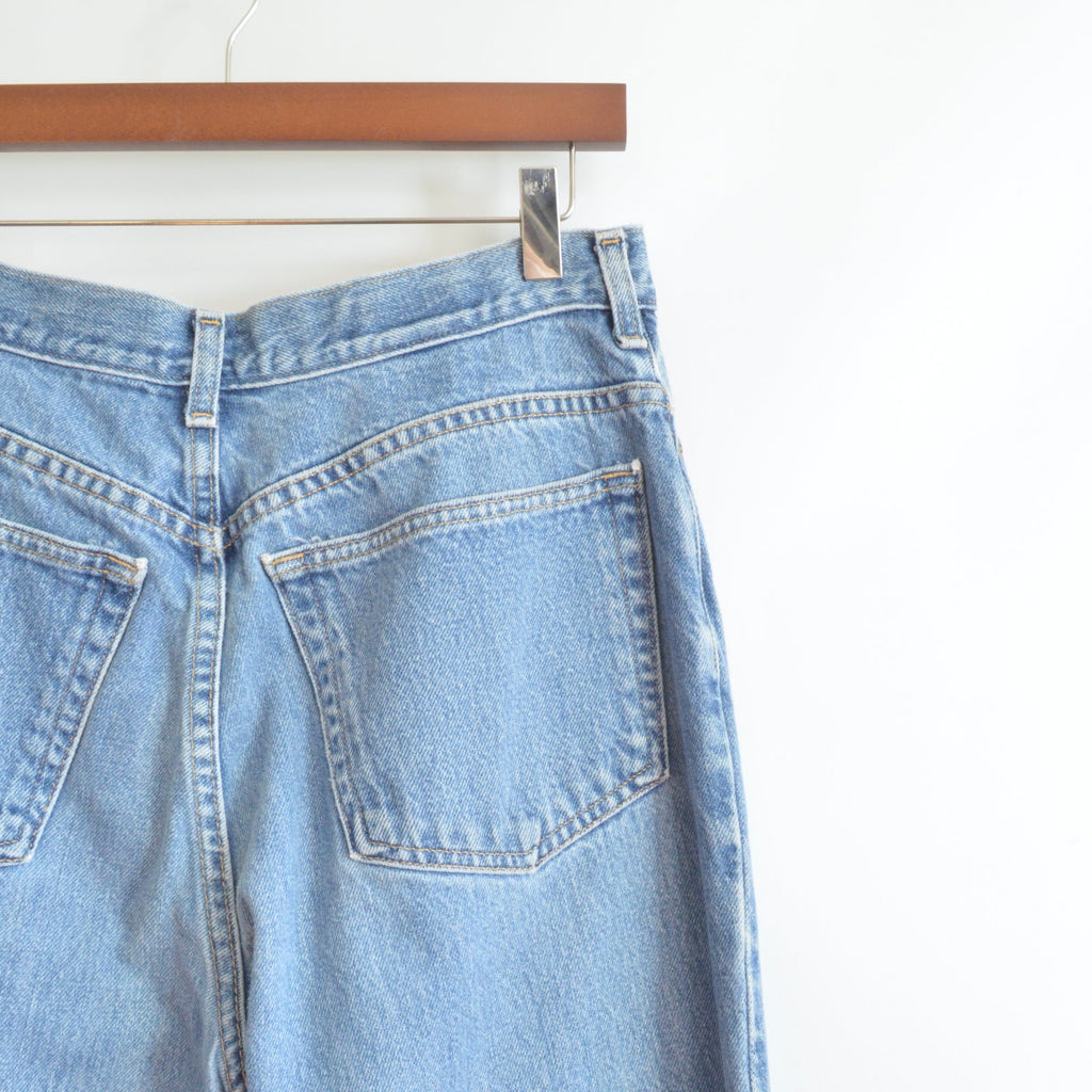 31 x 30 high rise mid wash land’s end 90s fit denim