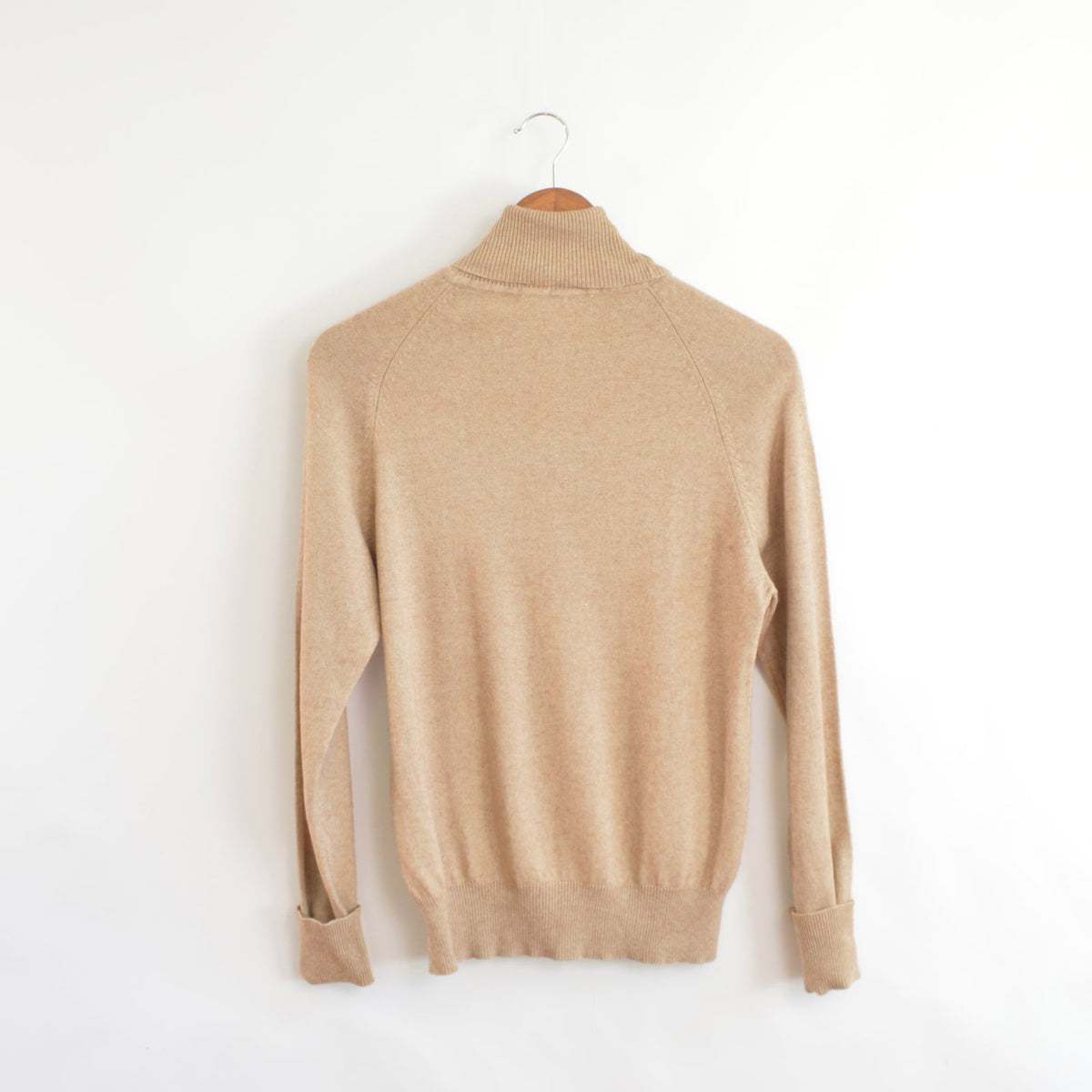 dark tan winter silk thin silk and cashmere turtleneck