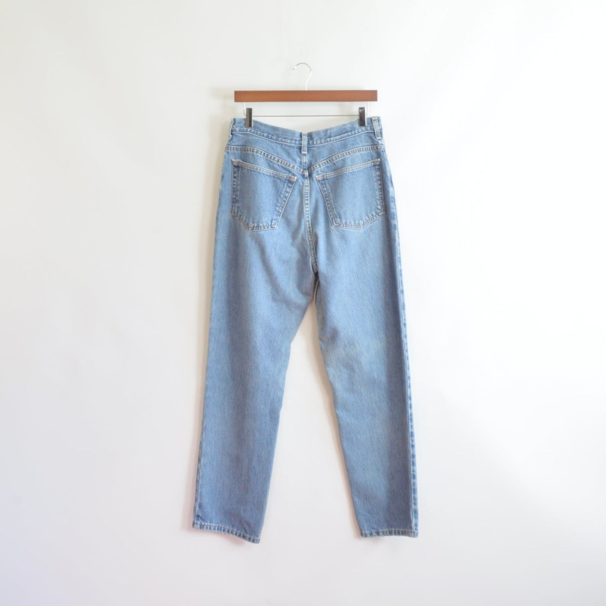 31 x 30 high rise mid wash land’s end 90s fit denim