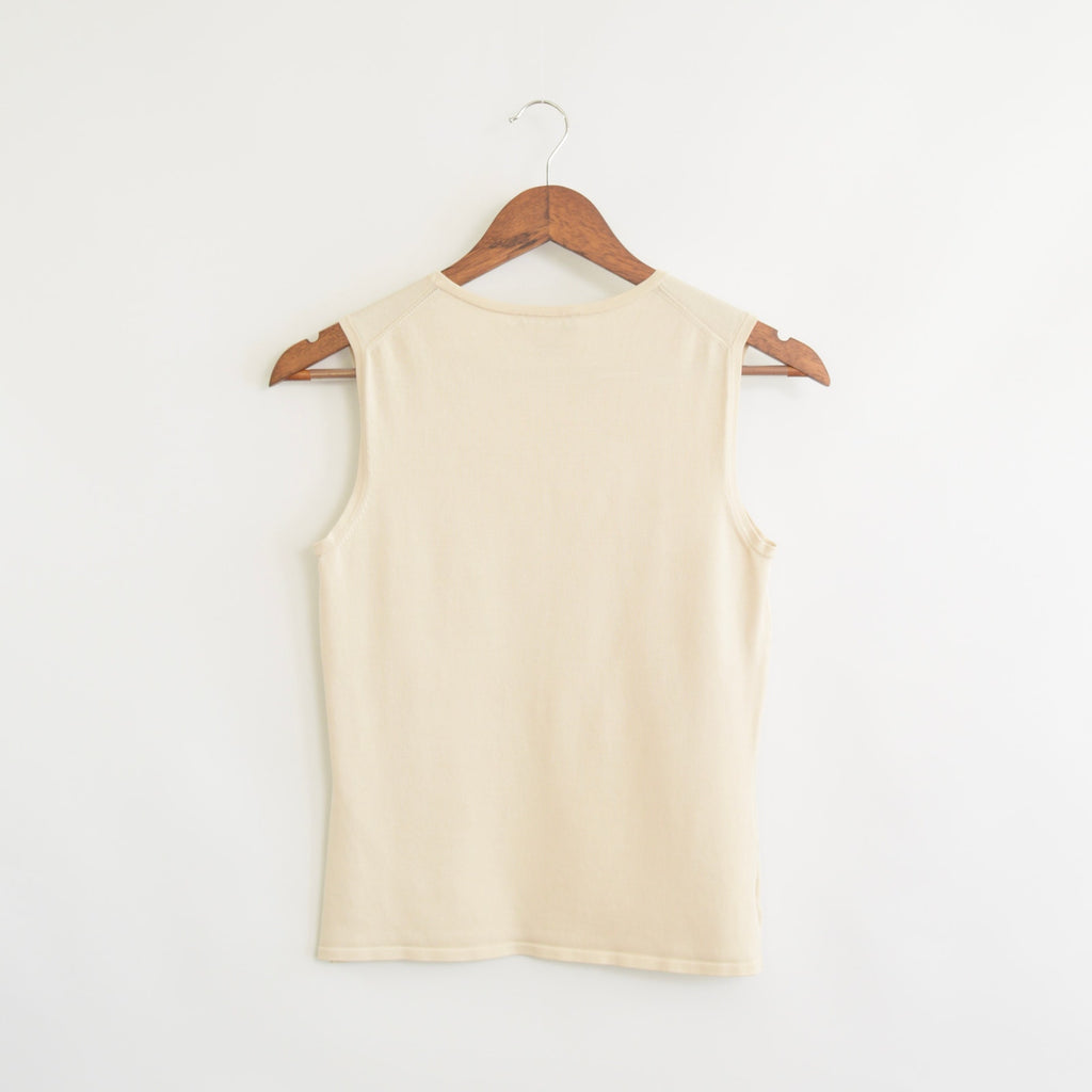 creamy silk blend sweater knit ann taylor tank