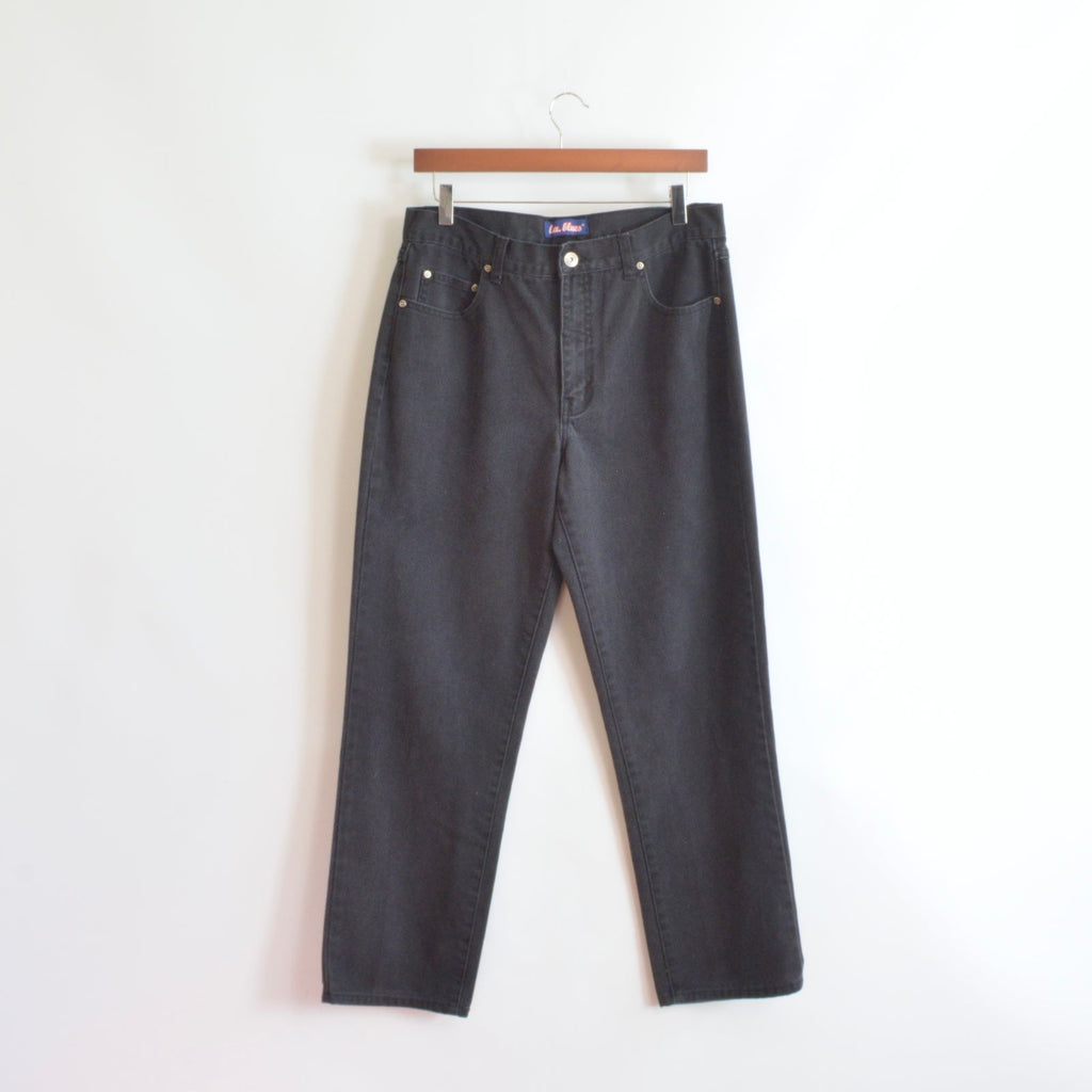 30 x 28 black tapered high waisted LA blues vintage denim