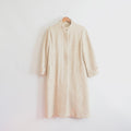 gorgeous mid length oatmeal wool coat by forecaster of boston