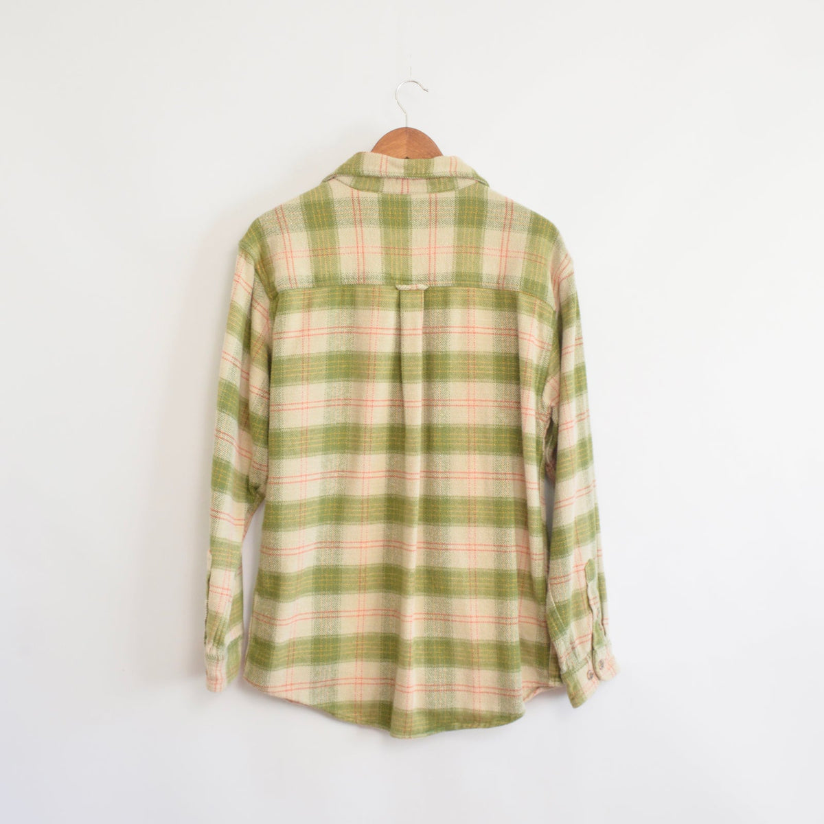 thick green field and stream flannel
